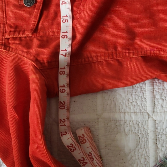 Orange / Coral corduroy jacket - Picture 7 of 7